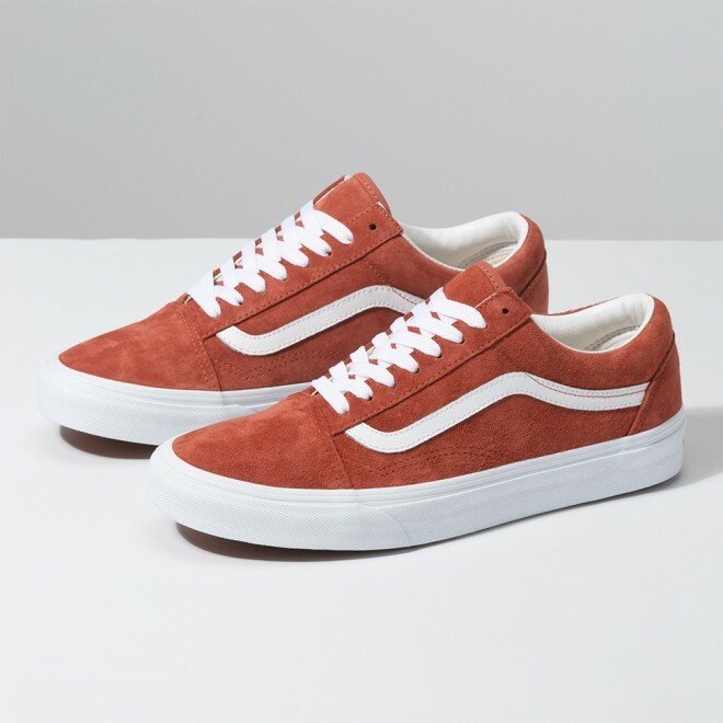 orange vans shoes